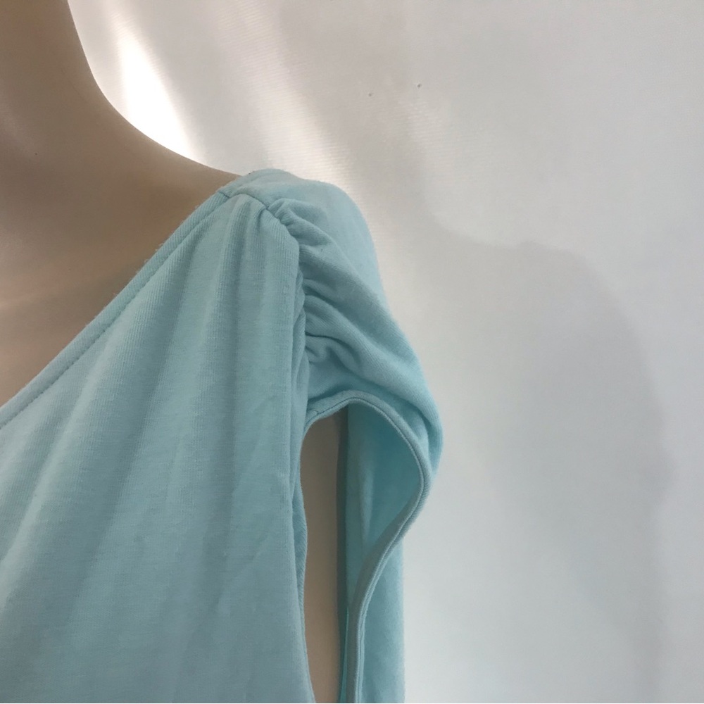 Free People Beach Cora Dress One Shoulder Short Sleeveless Unlined Size XL Blue - Picture 6 of 11
